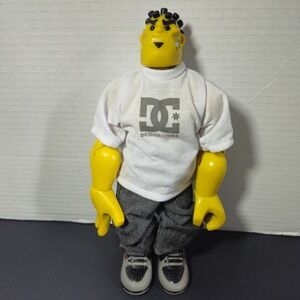Citizen Urban Icon Action Figure DC Shoes Collab 2004 Yellow Posable Doll